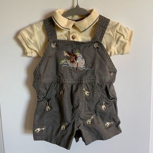 Baby boy shortalls